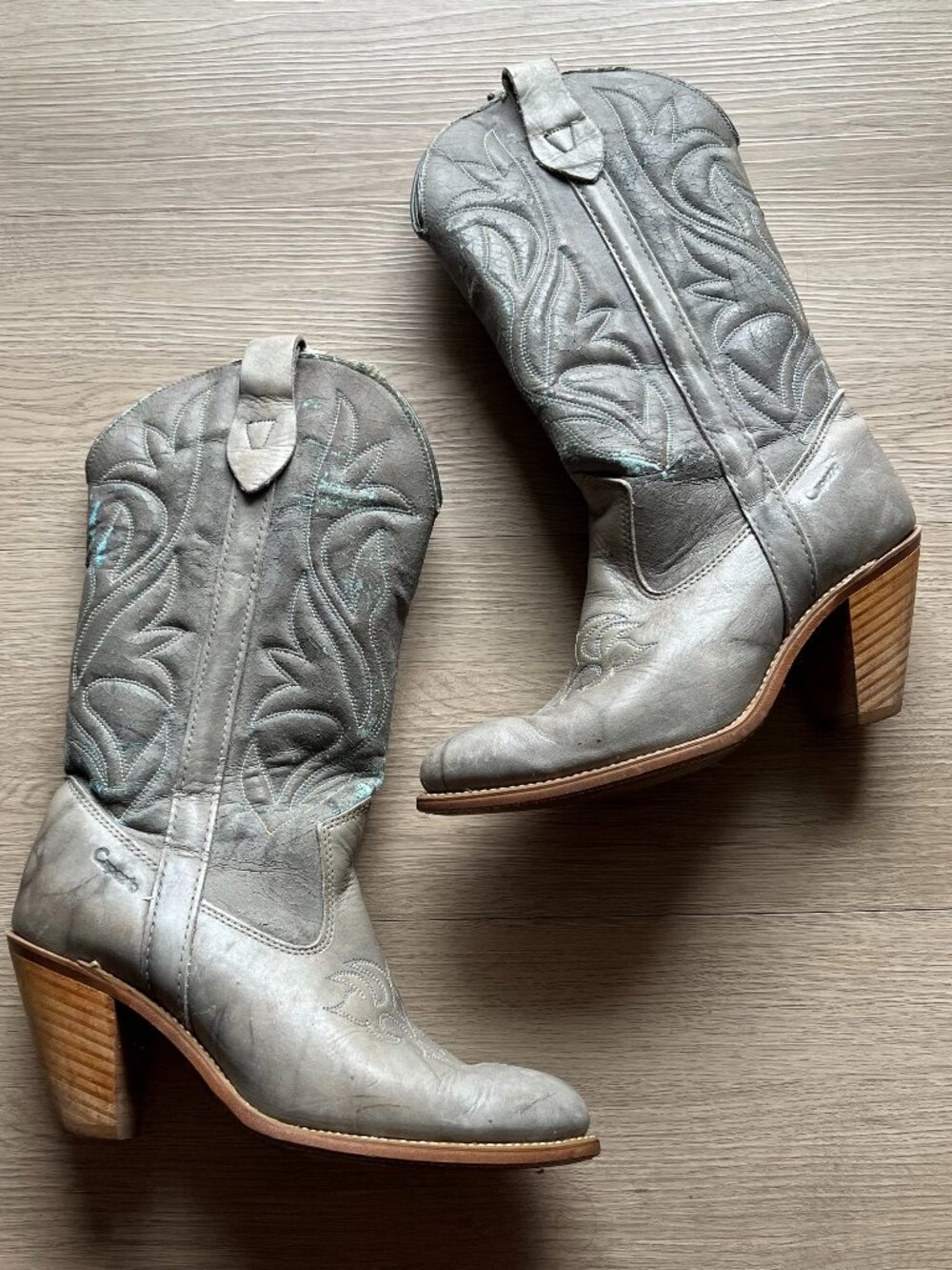 Capezio Gray Cowboy Boots - Sz 7.5